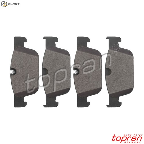 Brake pad set disc - brake, 601