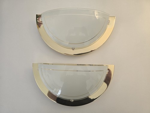 Pair vintage style eglo brass - style,
