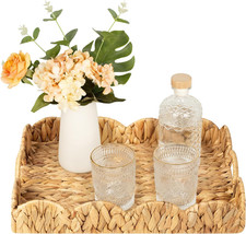 Rectangle Wicker Scalloped