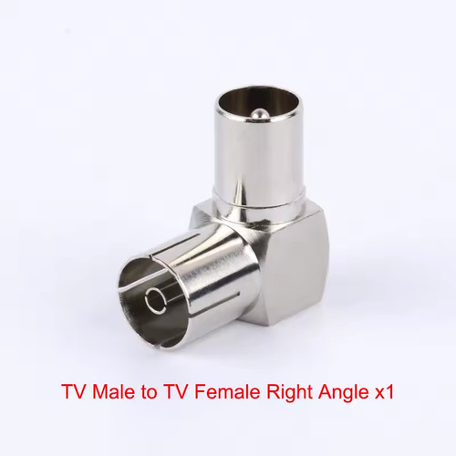 Right angle adapter plug - right, to