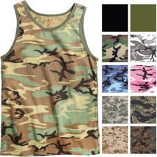 Camo Tank Top Sleeveless