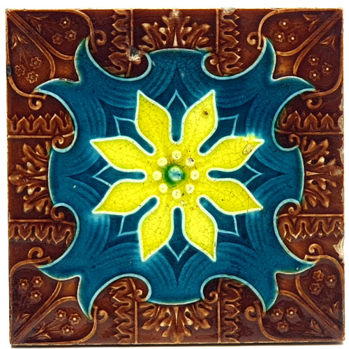 Victorian fireplace tile - victorian,