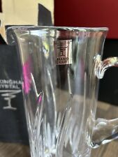 Rockingham Crystal Hand Cut Glass Jug