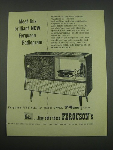 1957 ferguson fantasia - 1957, ferguson's