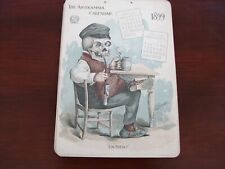 Antikamnia `Skeleton` Original Victorian Medical Calendar. May/ June 1899