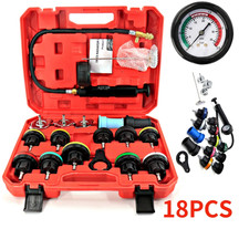 18pcs Radiator Pressure Tester