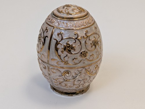 Vintage turi enamel egg - vintage,