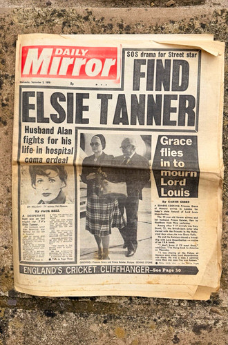 Daily mirror vintage newspaper - vintage,