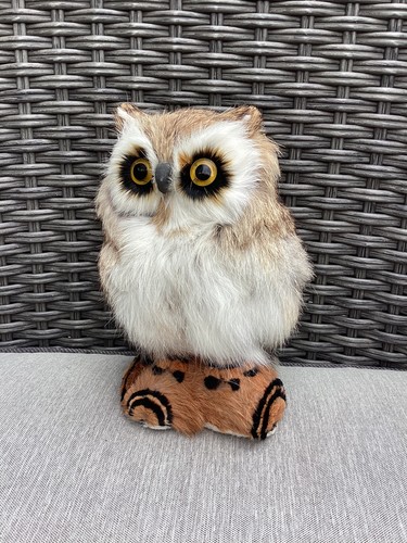 Rabbit fur owl - rabbit, figure