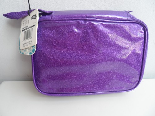 Sparkly purple insulated lunch - sparkly,