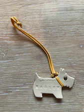 Radley Cream Dog Tag / Handbag Charm, Great Condition bnwot 