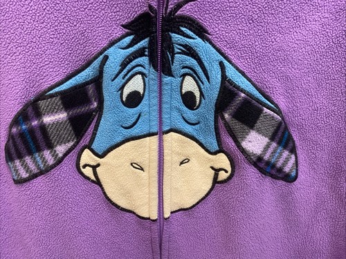 Eeyore purple fleece zip - eeyore,