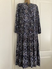 Blue Artisan Boho Gypsy Tiered