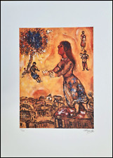 MARC CHAGALL * 50 X 70 CM * Signed Lithograph * Limited # 120/300