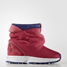 Adidas Infant ZX Flux Winter Snow Trainer Boot / Red / RRP £50