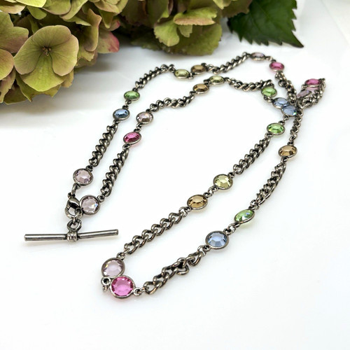 Silver tone longuard chain - longuard,