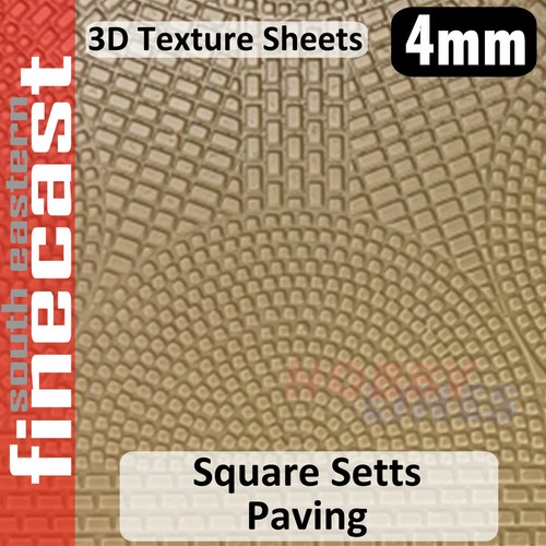 Paved roadway square setts - roadway,