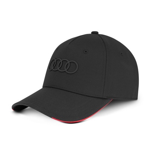 Audi black adjustable cap 3d - black,