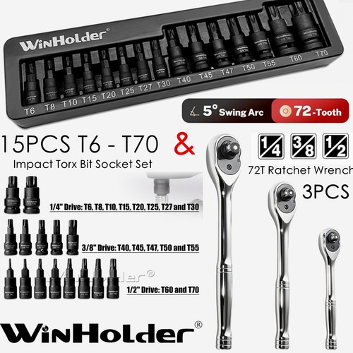 15pc 1 2 - 1/4, 1/2"