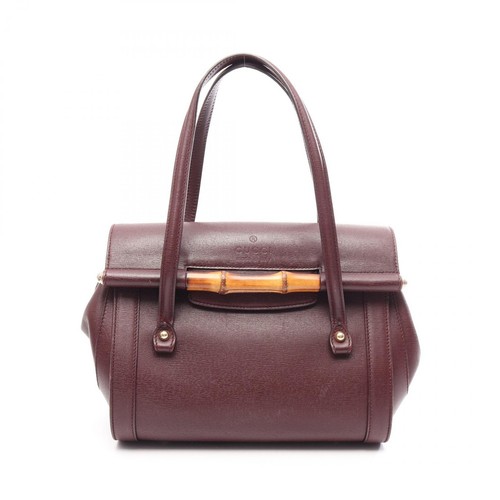 Gucci bamboo shoulder tote bag - bamboo,