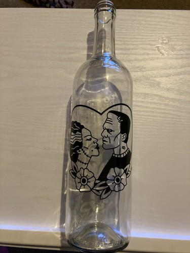 Light wine bottle - light,