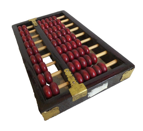 Vintage chinese abacus rows - vintage,