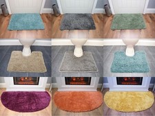 New Bath Mat Half Moon Circle