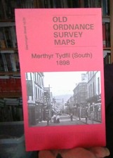 MAP OF Merthyr Tydfil (South) 1898  Glamorgan Sheet 12.05 NEW 9781847846099