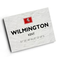 A4 PRINT - Wilmington, Kent - Lat/Long TQ5371