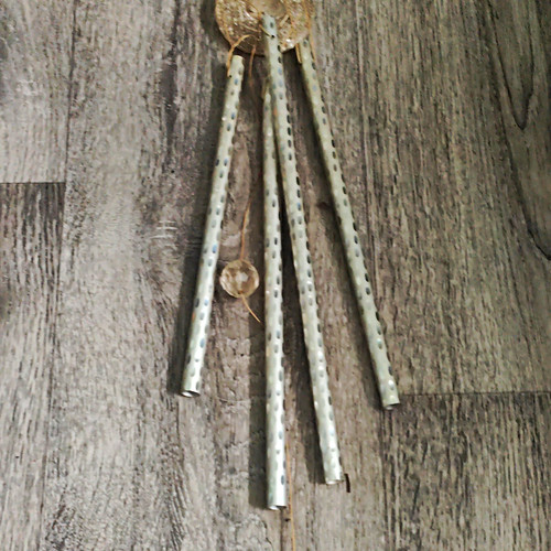 Hanging metal wind chime - wind, with