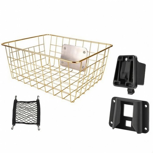 Bike basket with - bike, mounting