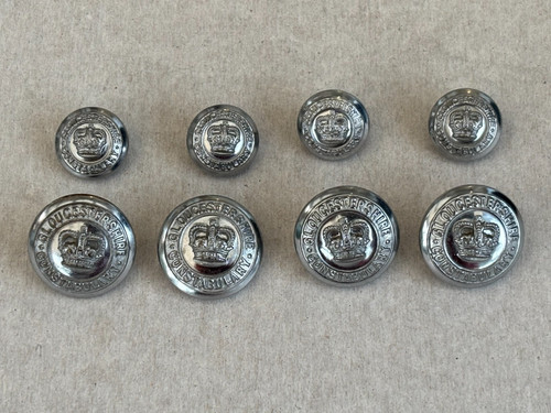 Obsolete police buttons - police,