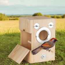 BIRD NESTING BREEDING NEST BOX
