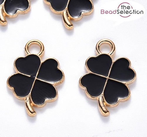 Black lucky four leaf - lucky,