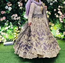 Pakistani Indian Designer Bridal Heavy Lengha  Choli  Tehxeeb  RRP£1250