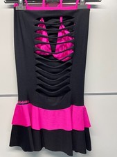 Black and Neon Pink Slashed