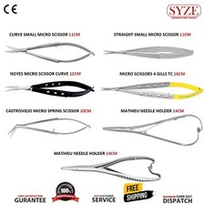 Dental Micro Surgery Dissecting Suture Scissors Castroviejo Needle Holder Forcep