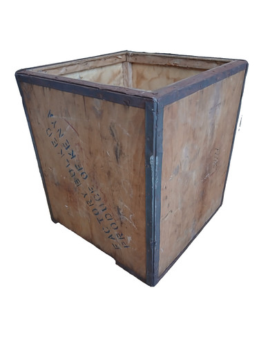 Vintage old tea - old, chest