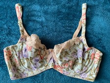 BN Charnos Women Multicoloured Underwired Non Padded Floral Bra 36D 80D