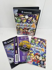 Mario Party 4 (Nintendo GameCube, 2003) Complete With Manual & Leaflets