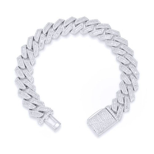 Silver jewelco london baguette - silver,