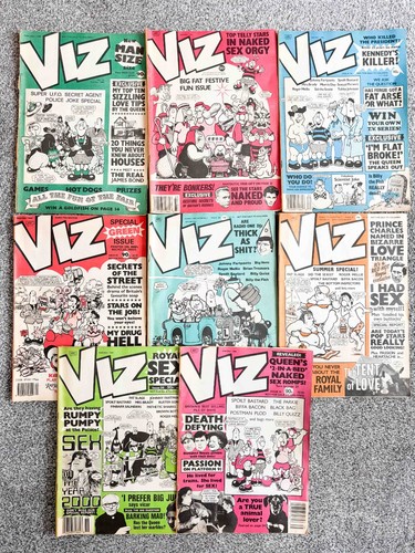 Viz comic magazines vintage - viz,