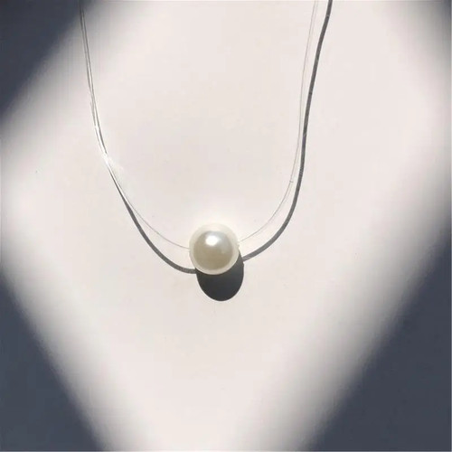 Fashion shiny crystal necklace - shiny,