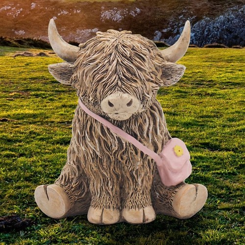Highland cow pink bag - ,