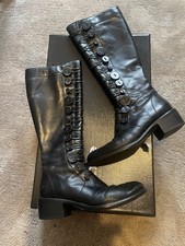 Dune pixie Button Knee Boots