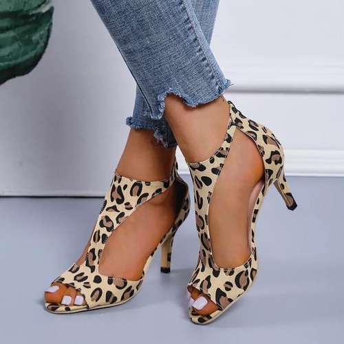 Womens peep toe chunky - chunky, heel