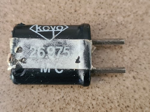 27mhz crystal only mhz - 27mhz,