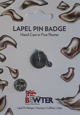 Penny Farthing Bicycle Pin