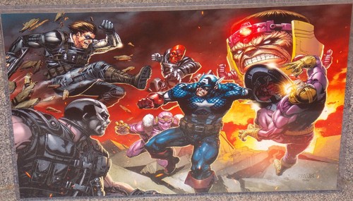 Captain america glossy print - america,