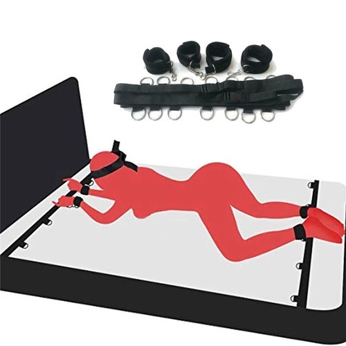 Bondage bed restraint strap - bed,